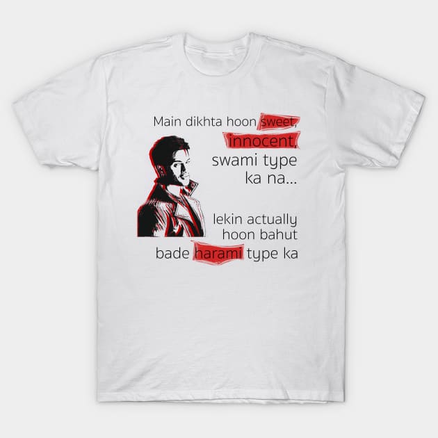 Varun Dhawan T-Shirt by Jotted Designs